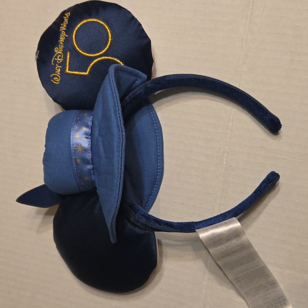 Peter Pan Flight Ears WDW 50th Anniversary Headband for Adults One Size - Picture 6 of 9